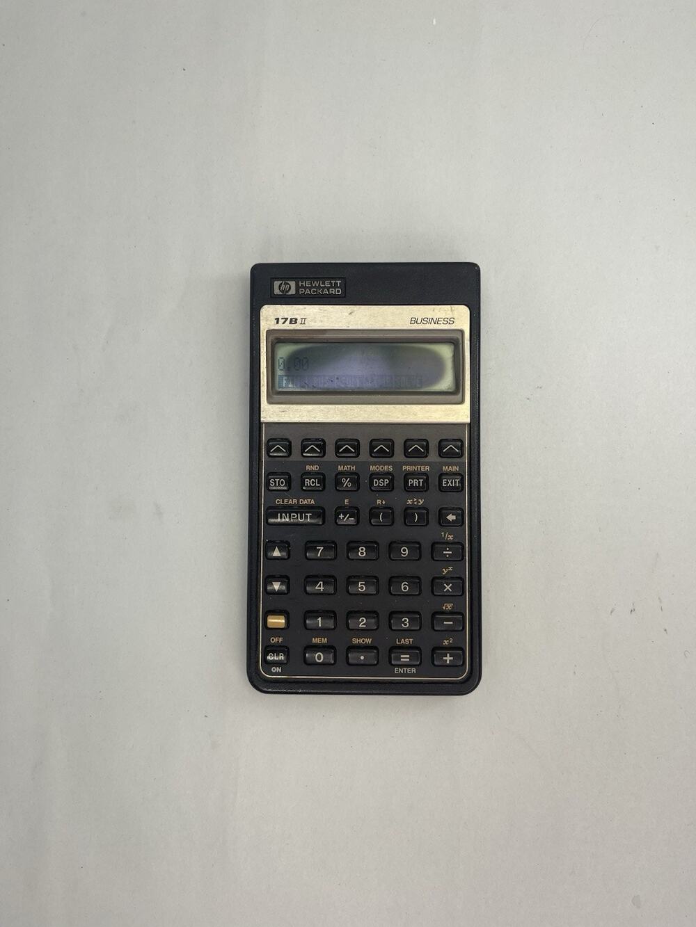 HP 17BII Business Calculator - VINTAGE w/ Slipcase - Tested, Excellent Condition